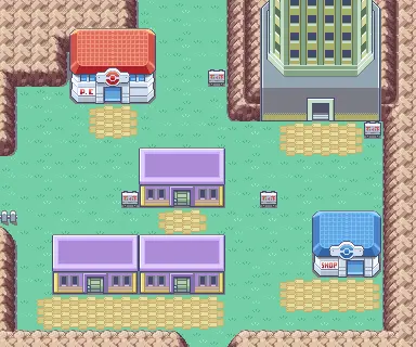 Lavender Town map