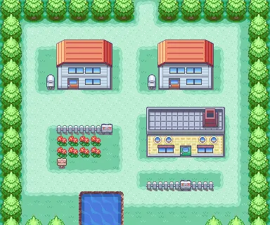 Pallet Town map