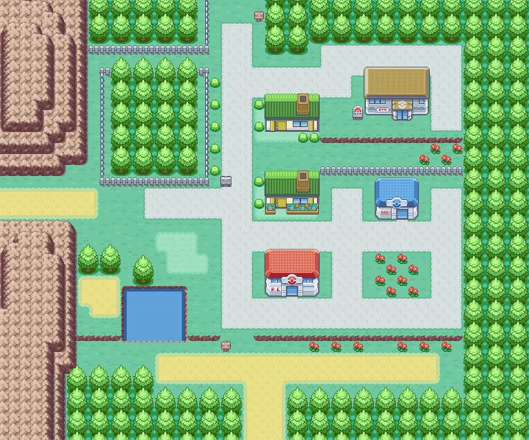 Viridian City map
