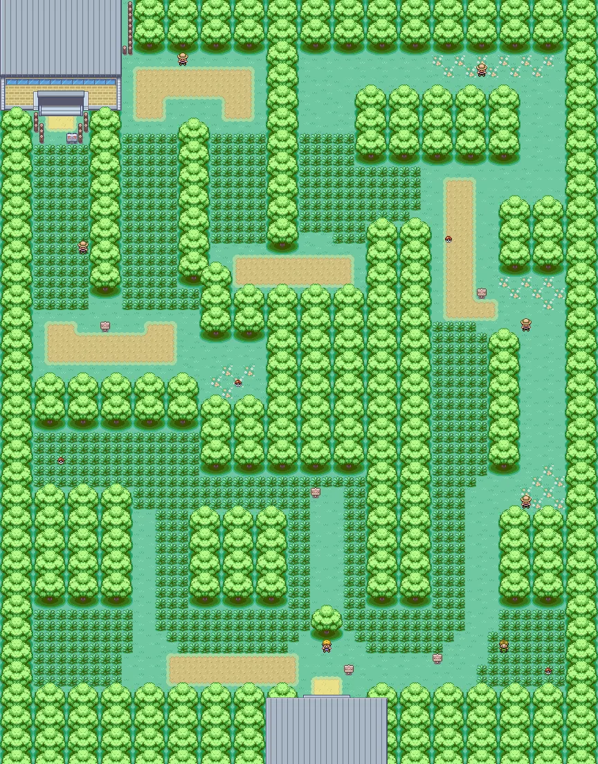 Viridian Forest map