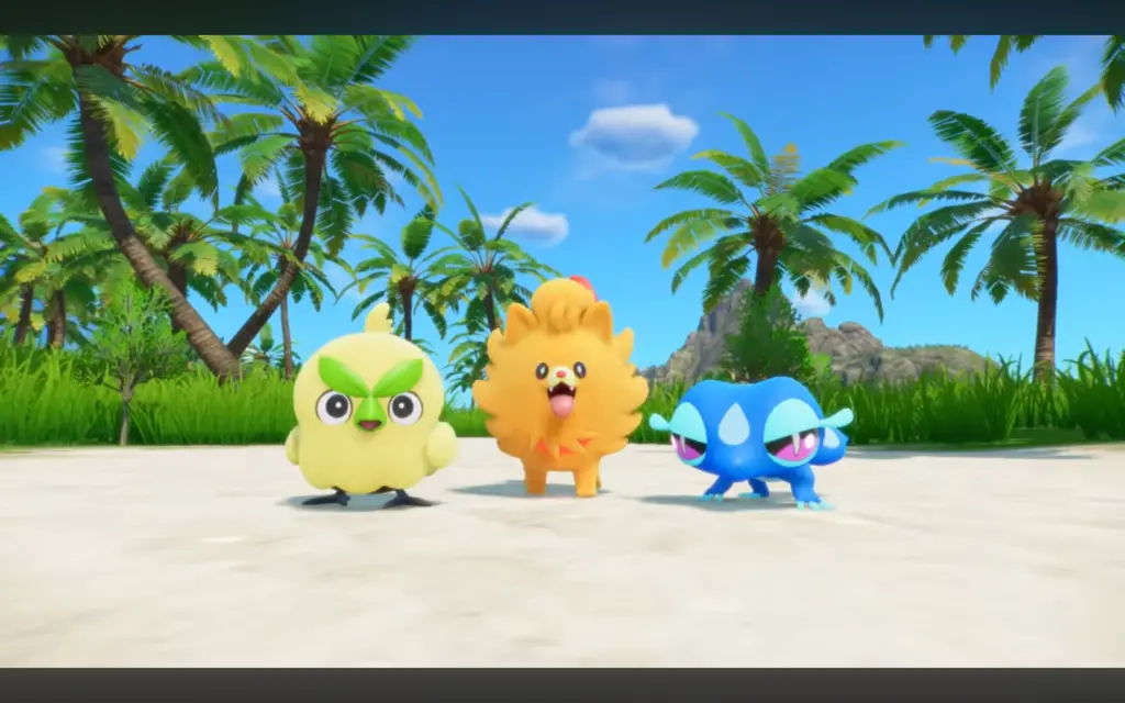 Pokémon Winds and Pokémon Waves starter Pokémon