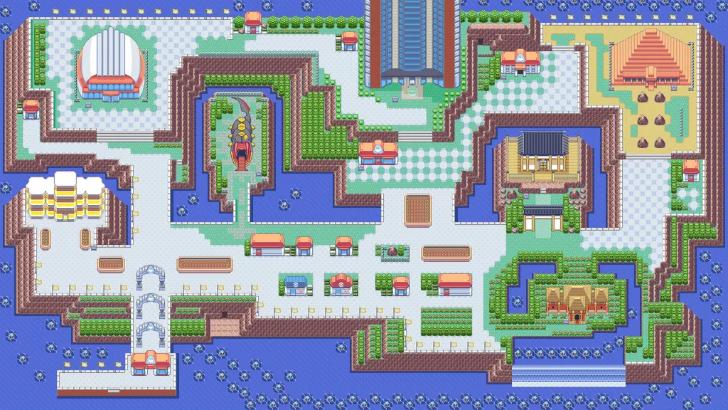 Battle Frontier (Generation III) map (Emerald)