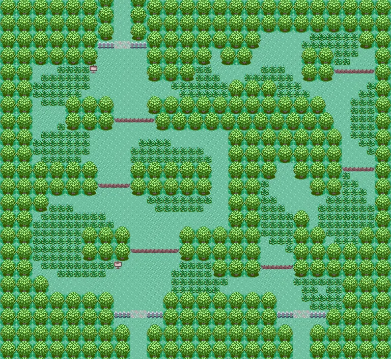 Petalburg Woods map (Emerald)