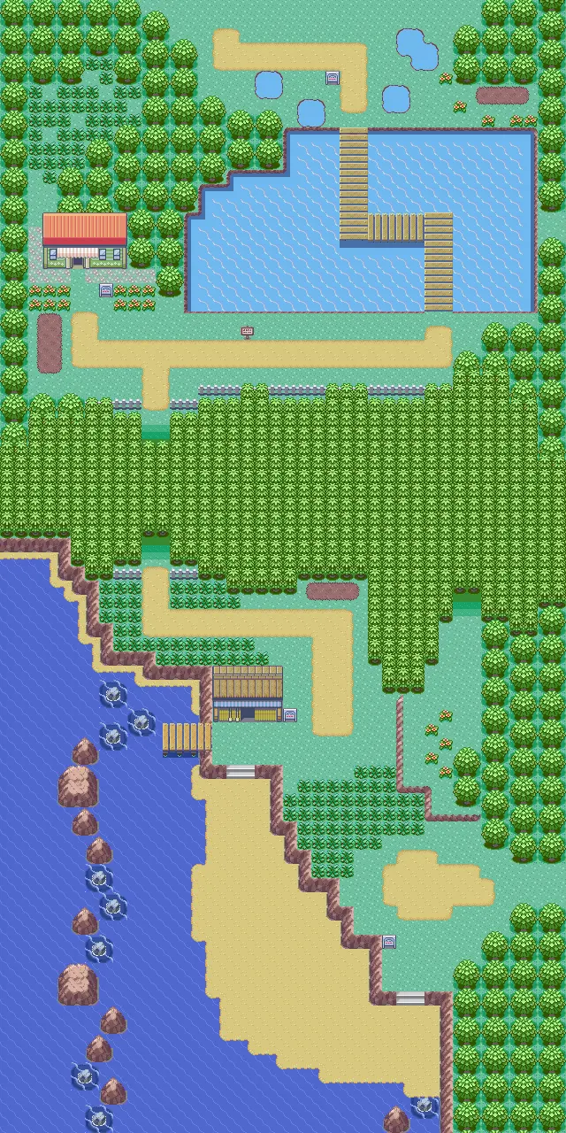 Route 104 map (Emerald)