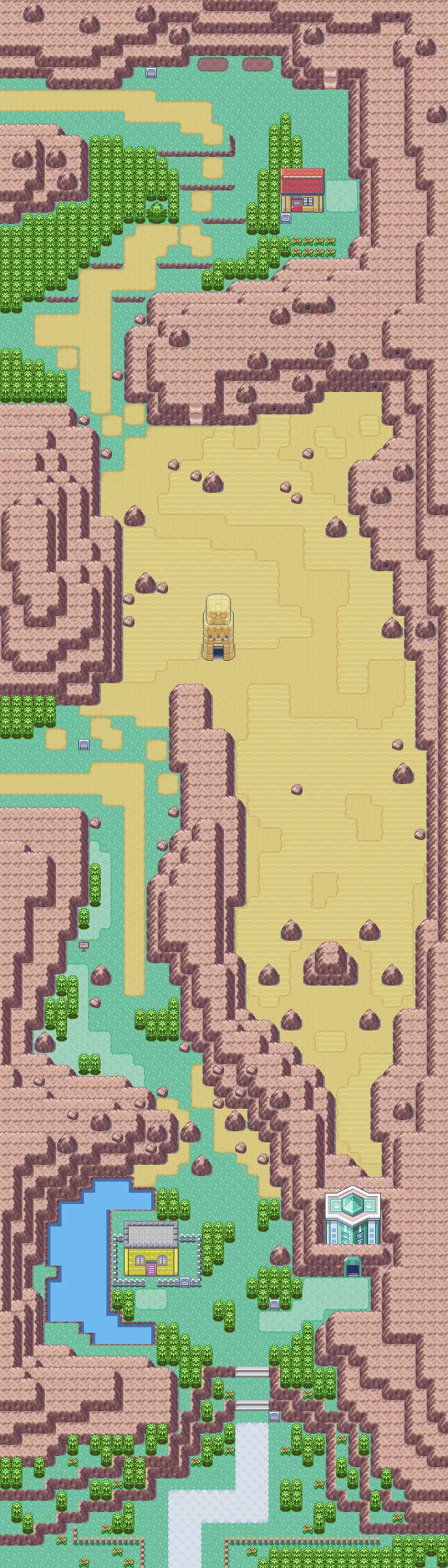 Route 111 map (Emerald)