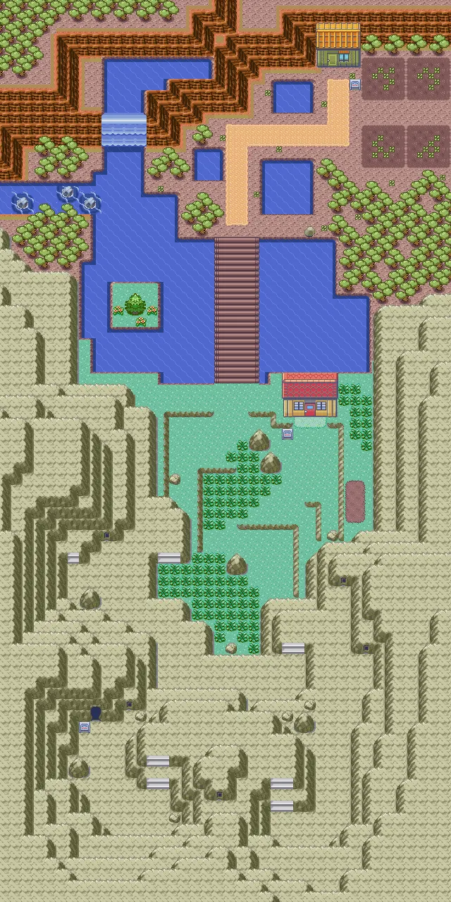 Route 114 map (Emerald)
