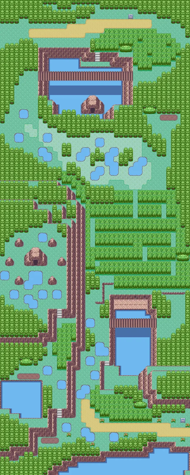 Route 120 map (Emerald)
